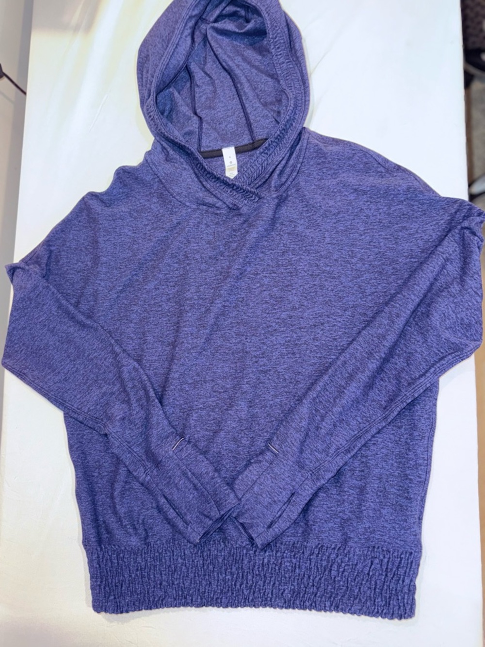 Lululemon Women Long Sleeve Blue Hooded Active Pullover Hoodie size 4 - Picture 14 of 16